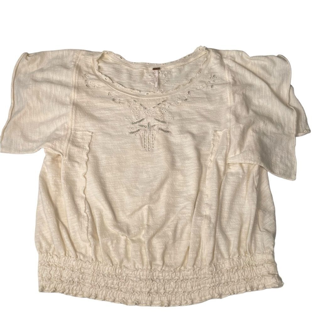 Free People medium‎ boho hippie short sleeve top